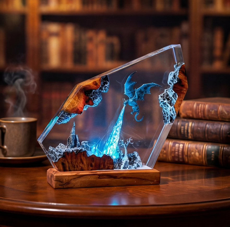 The AetherGlow™ Handmade Lamp